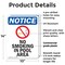 Signmission No Smoking In Pool Area OSHA Notice Sign, Plastic, 10in W x 14in L, 2PK OS-2PACK-NS-P-1014-V-14802 - alternate 4